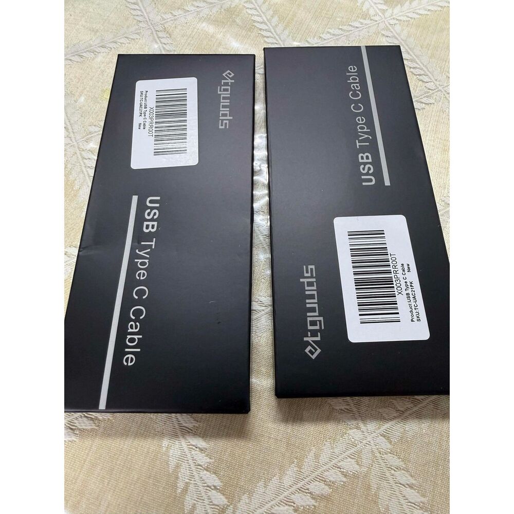 USB Type C Cable Fast Charging 2 Pack 2each Total Of 4